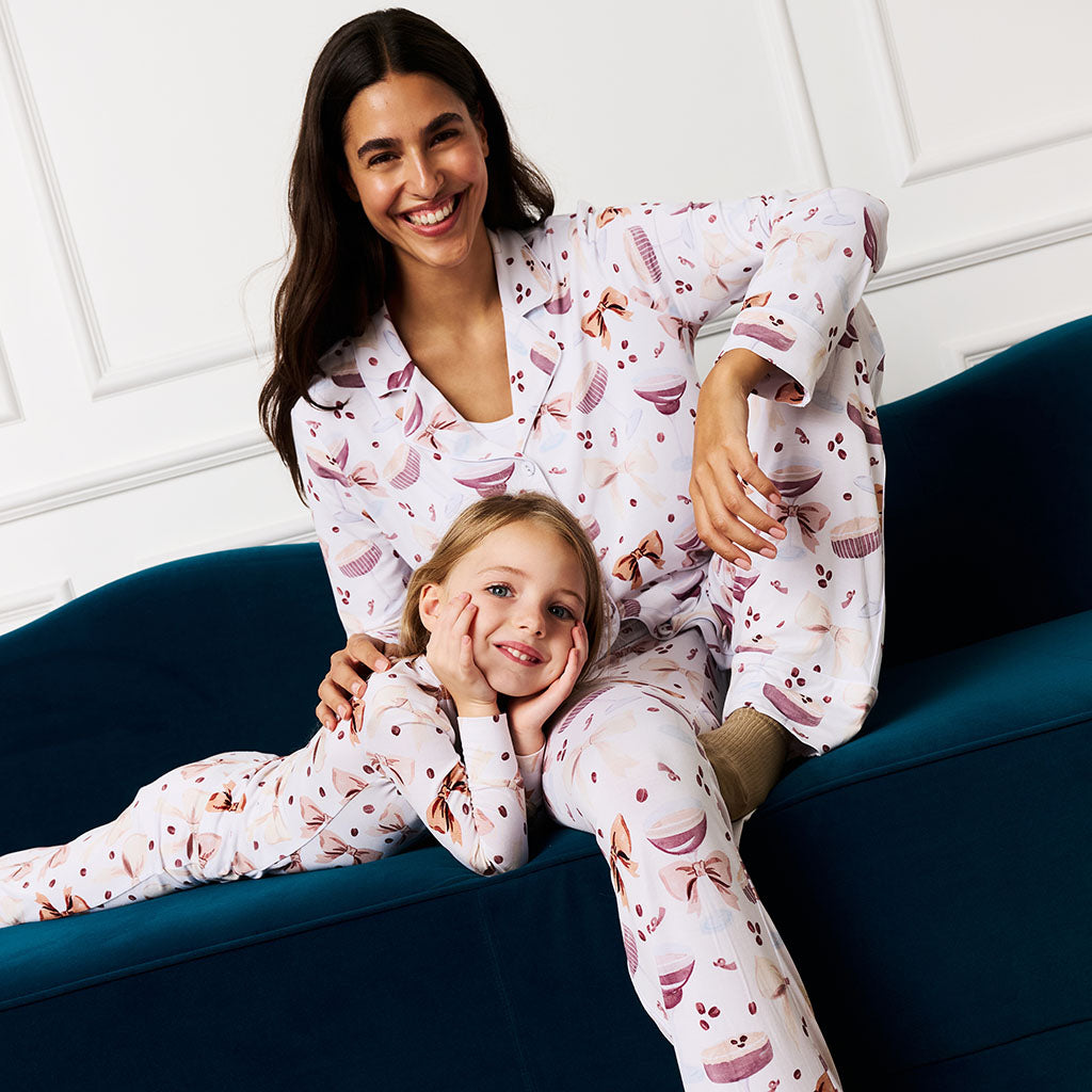 Beans & Bows Classic Pajama Set