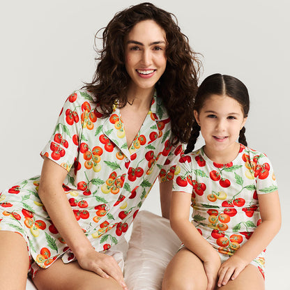 Cherry Tomatoes Classic Pajama Short Set