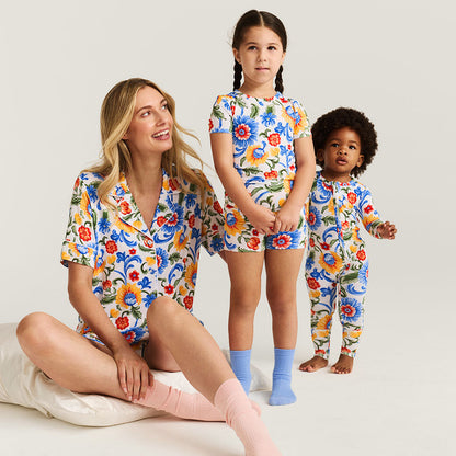 Fiore Italiani Women's Luxe Pajama Short Set