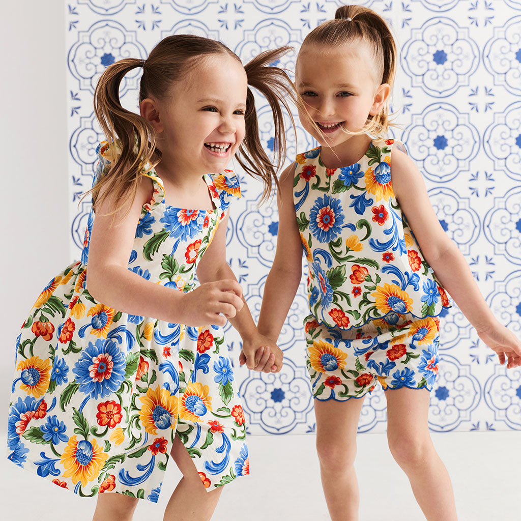 Fiore Italiani Bamboo Challis Button-Down Dress