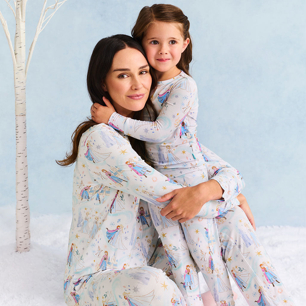 Disney Elsa & Anna Women's Luxe Pajama Pant Set