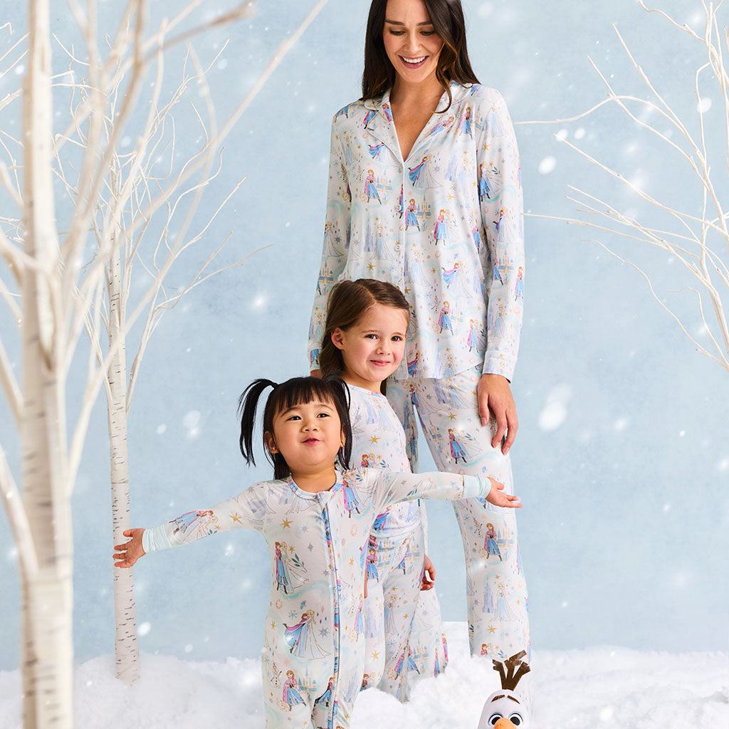 Disney Elsa & Anna Women's Luxe Pajama Pant Set