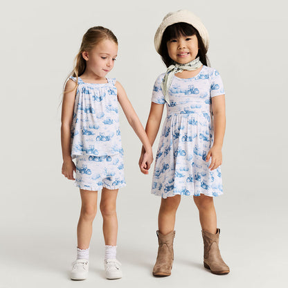Hudson Ruffled Tank Short Set