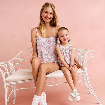 Irene Women's Ruffled Cami Short Set