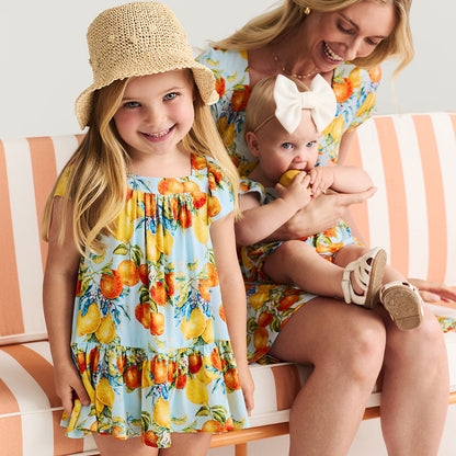 Lucia Square Neck Tiered Dress
