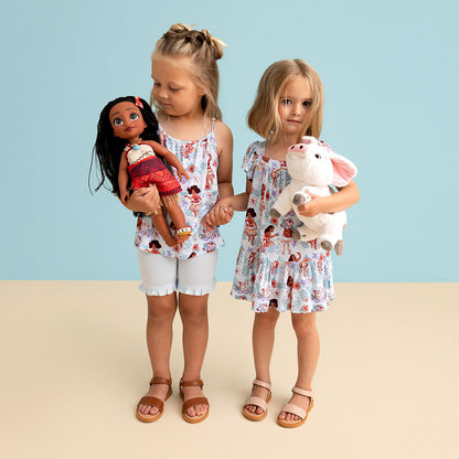 Disney Moana & Pua Top Ruffled Short Set