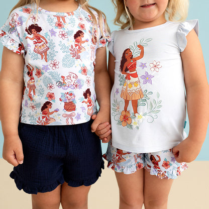 Disney Moana Wayfinder Ruffled Graphic Tee