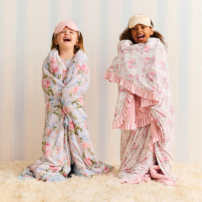 Roberta Ruffled Luxe Plush Patoo® Blanket