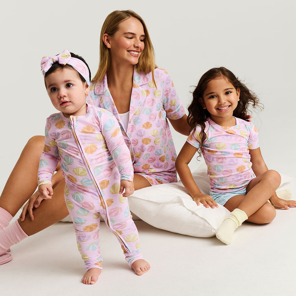 Shelly Pink Women's Luxe Pajama Short Set
