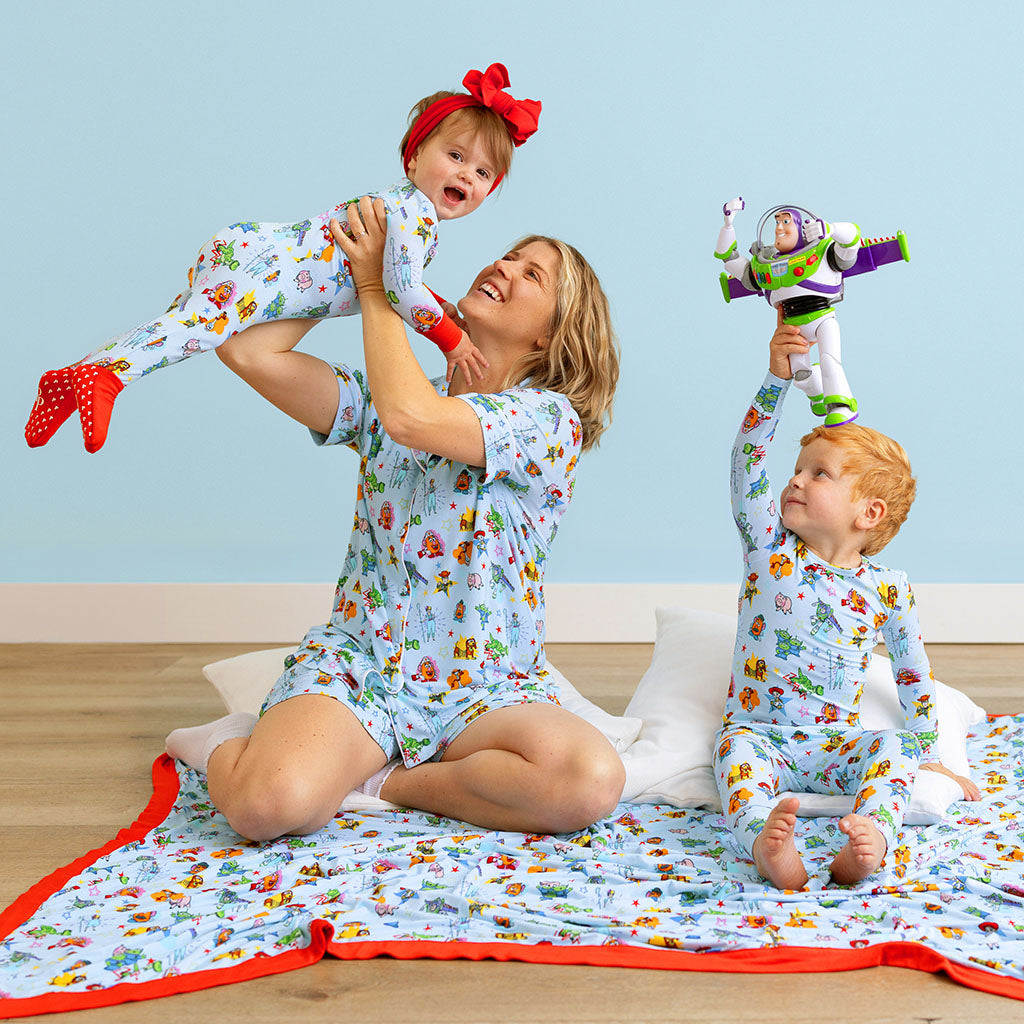 Disney Toy Story Time & Toy Story Aliens Luxe Patoo® Blanket