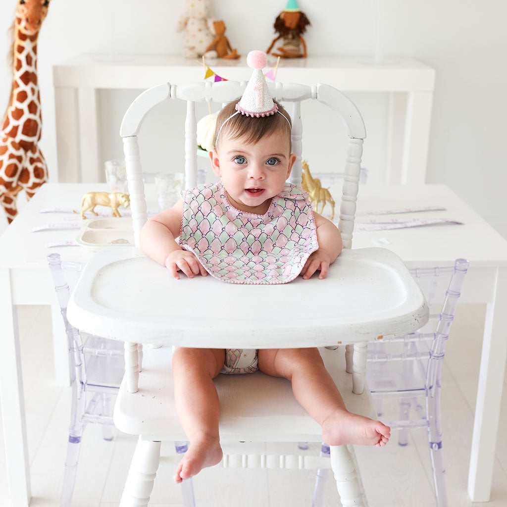 Seraphina Picot Bib Set