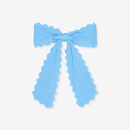 Hattie Blue Luxe Scallop Bow Clip