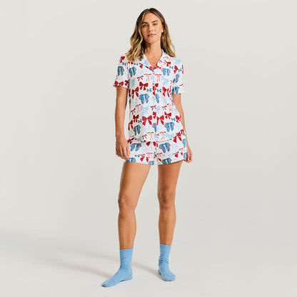 Martha Women's Luxe Pajama Short Set