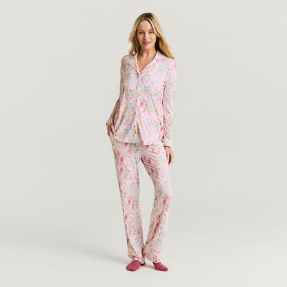 Rose Dreams Women's Luxe Pajama Pant Set