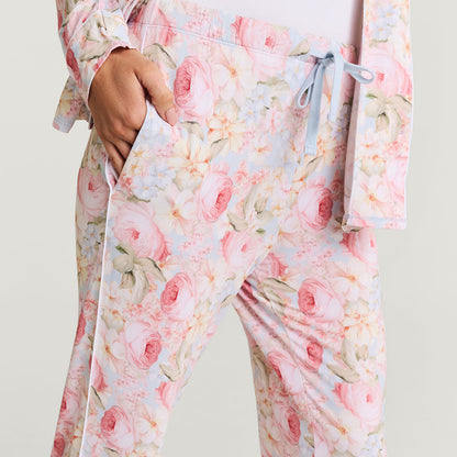Rose Dreams Women's Luxe Pajama Pant Set