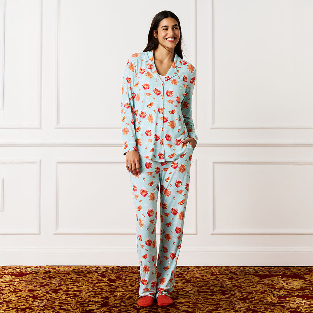 Posh Spritz Women's Luxe Pajama Pant Set