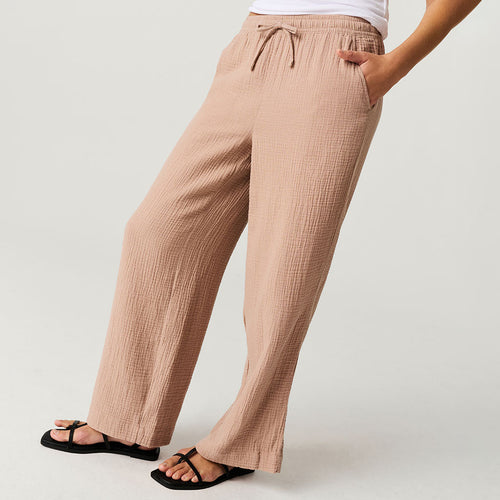 Macchiato Women's Cotton Crinkle Pants