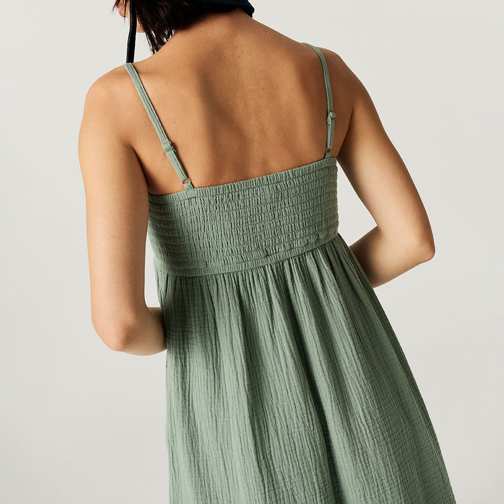 Soft Jade Women's Cotton Crinkle Maxi Dress