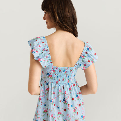 Jean Women's Bamboo Challis Mini Dress