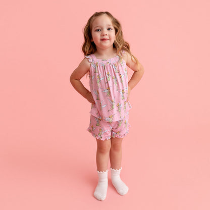 Disney Tinker Bell Ruffled Tank Short Set