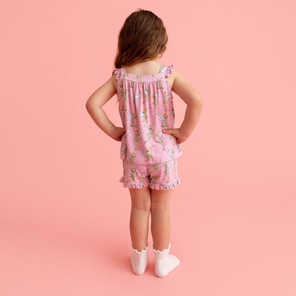 Disney Tinker Bell Ruffled Tank Short Set
