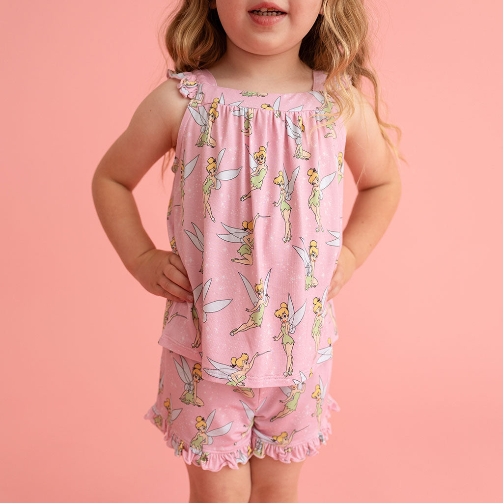 Disney Tinker Bell Ruffled Tank Short Set