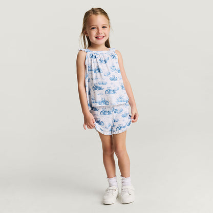 Hudson Ruffled Tank Short Set