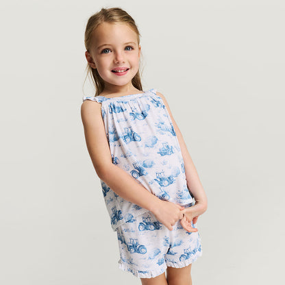 Hudson Ruffled Tank Short Set