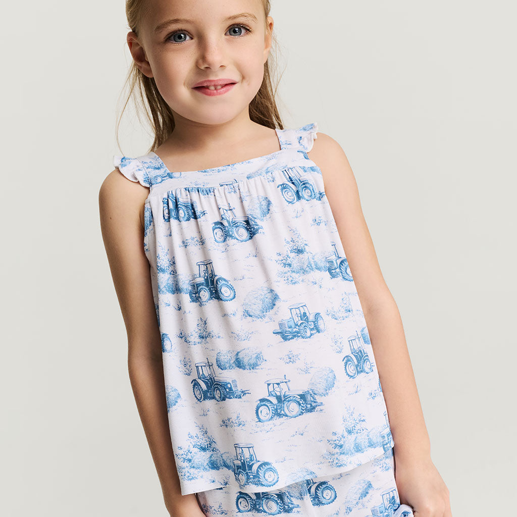 Hudson Ruffled Tank Short Set