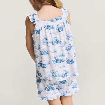 Hudson Ruffled Tank Short Set
