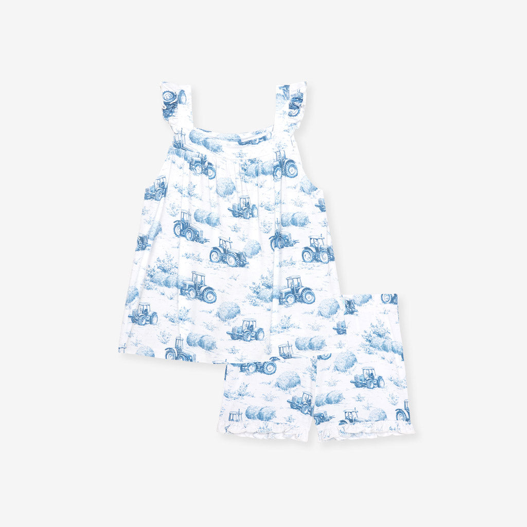 Hudson Ruffled Tank Short Set