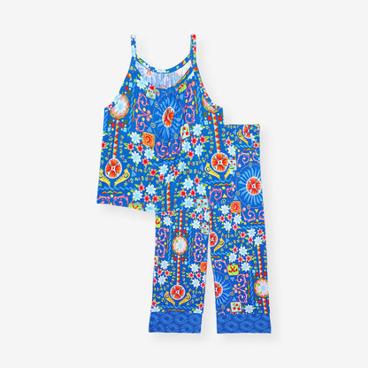 Carretto Swing Tank Border Hem Pant Set