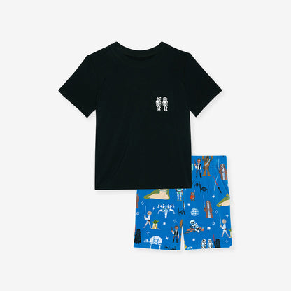 Star Wars™ Pocket Tee French Terry Short Set