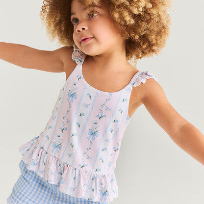 Blythe Flutter Sleeve Cami French Terry Short Set