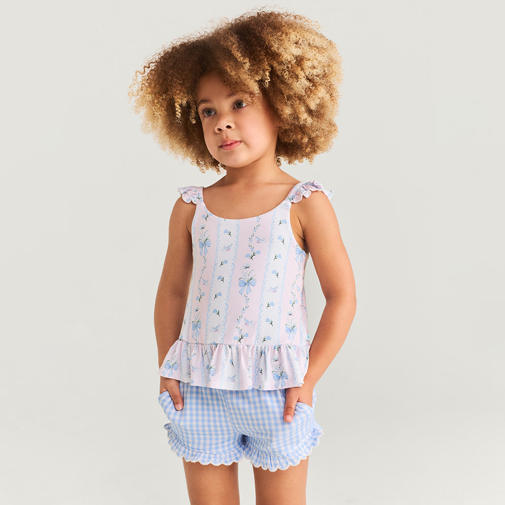 Blythe Flutter Sleeve Cami French Terry Short Set