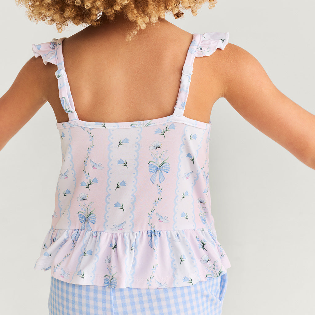 Blythe Flutter Sleeve Cami French Terry Short Set