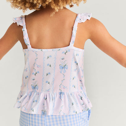 Blythe Flutter Sleeve Cami French Terry Short Set