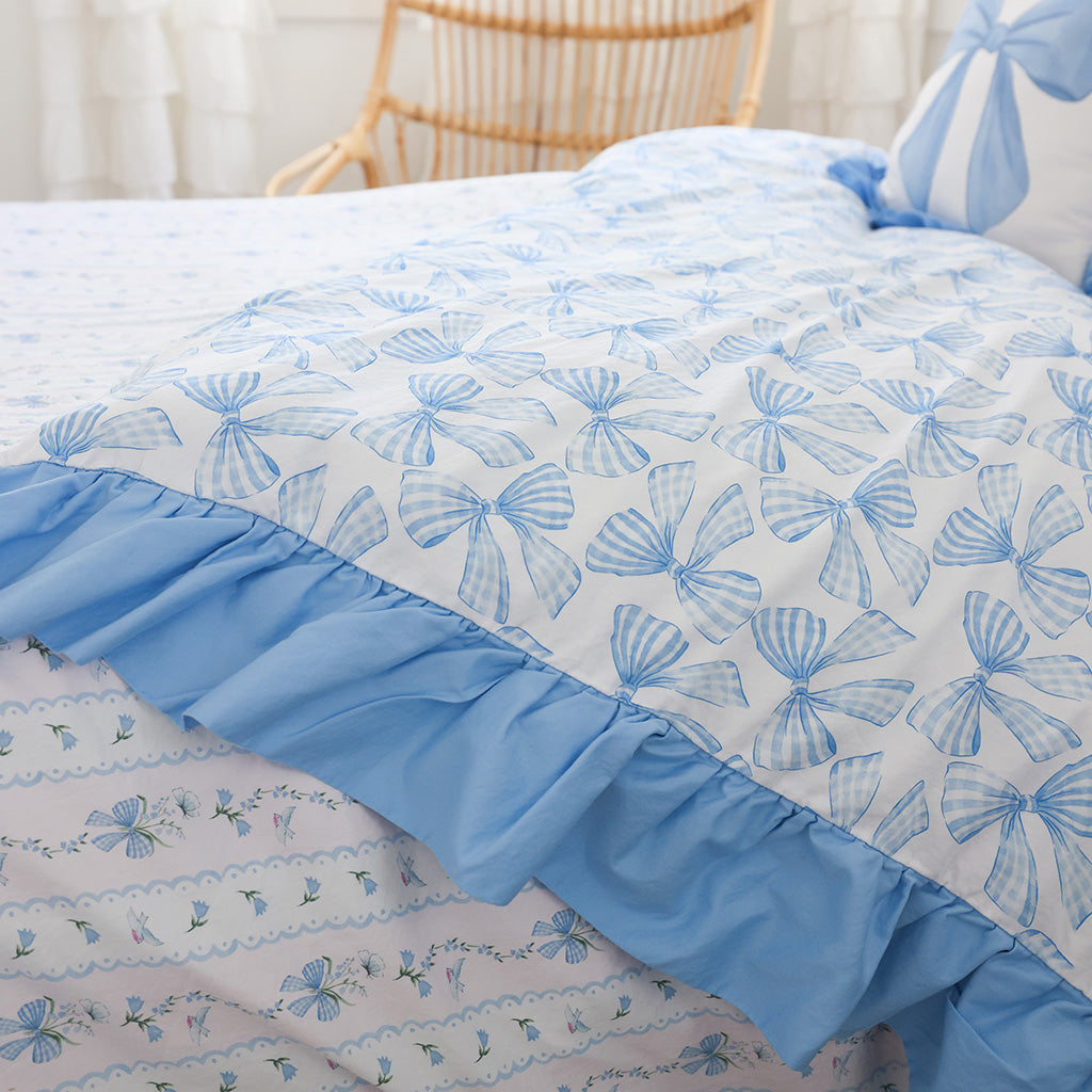 Blythe Reversible Ruffled Duvet Cover