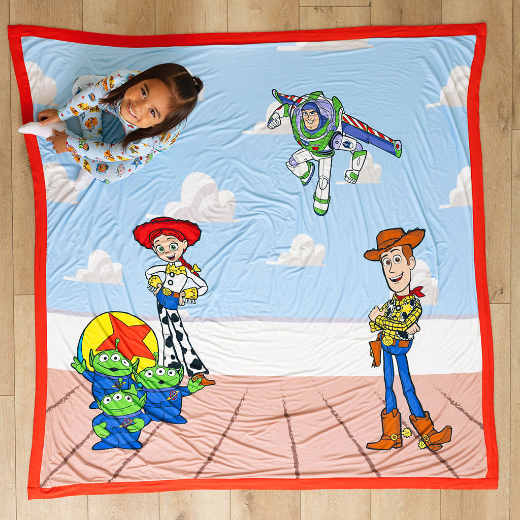 Disney Toy Story Time & Toy Story Aliens Luxe Patoo® Blanket