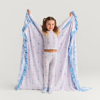 Blythe & Edda Ruffled Luxe Patoo® Blanket
