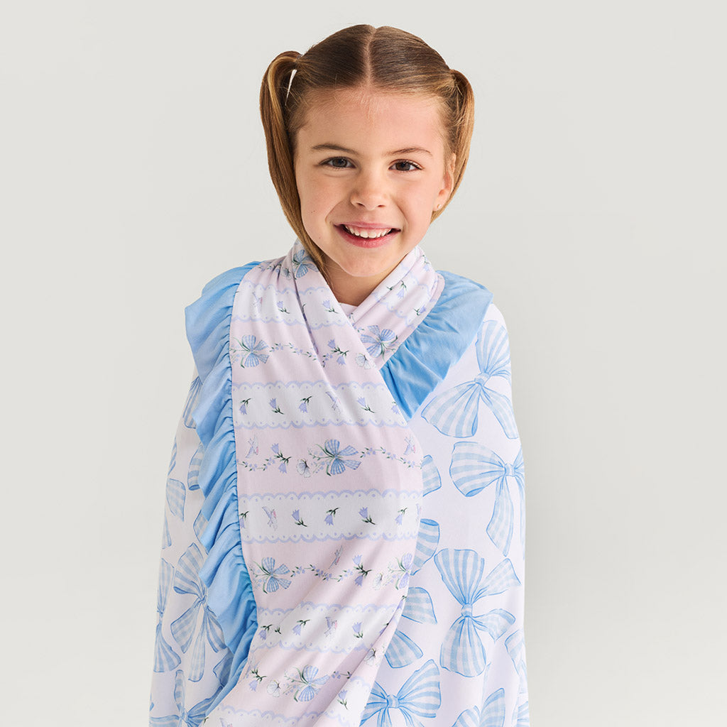 Blythe & Edda Ruffled Luxe Patoo® Blanket