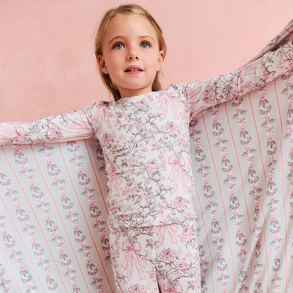 Irene & Susan Ruffled Luxe Patoo® Blanket