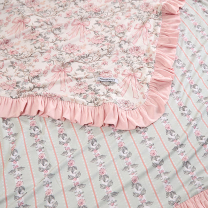 Irene & Susan Ruffled Luxe Patoo® Blanket