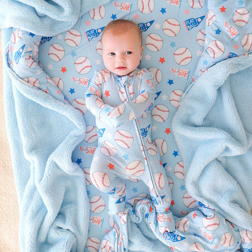 Play Ball Luxe Plush Patoo® Blanket