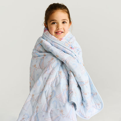 Disney Elsa & Anna & Let It Go Reversible Quilted Patoo® Blanket