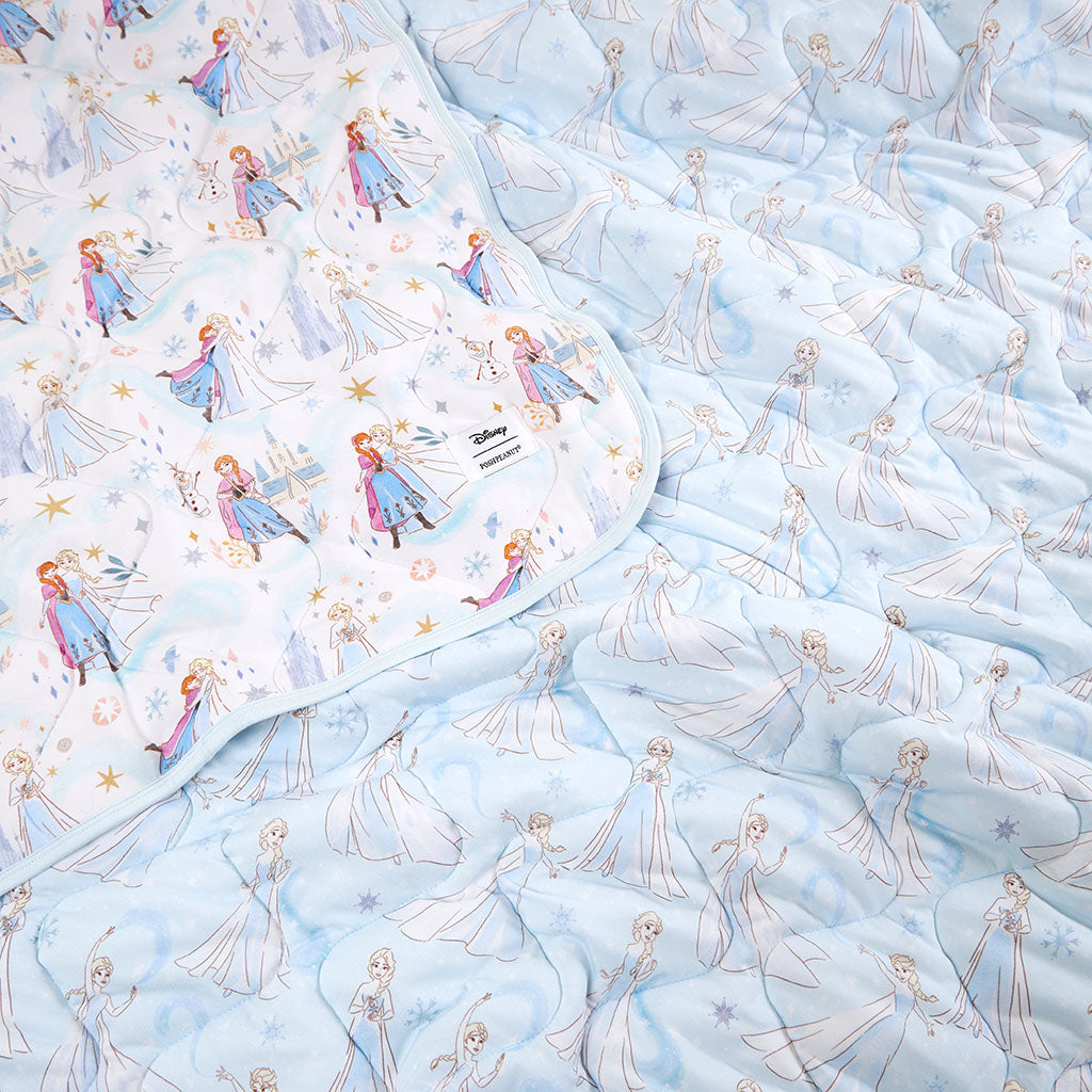 Disney Elsa & Anna & Let It Go Reversible Quilted Patoo® Blanket