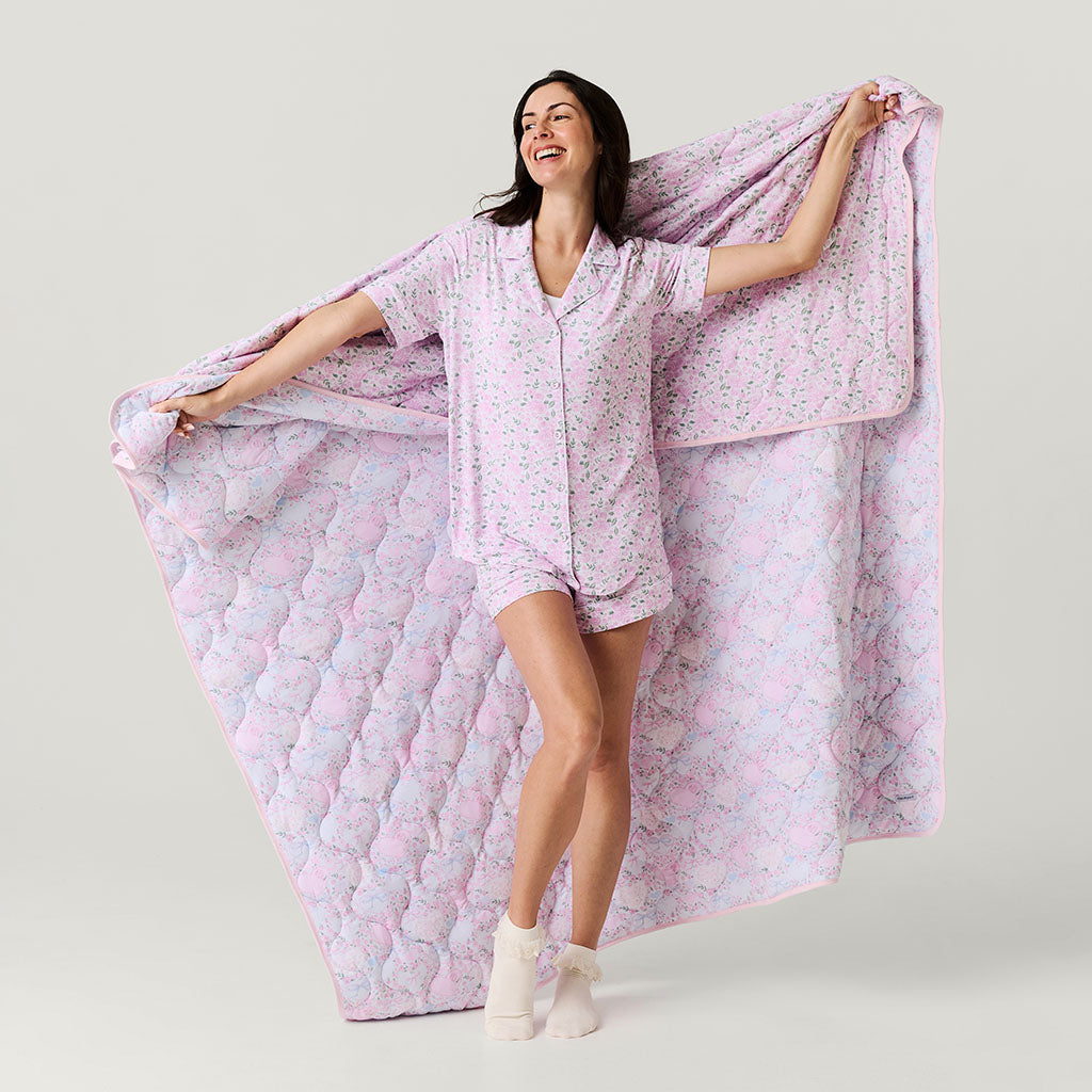 Josephine & Annabeth Reversible Quilted Patoo® Blanket