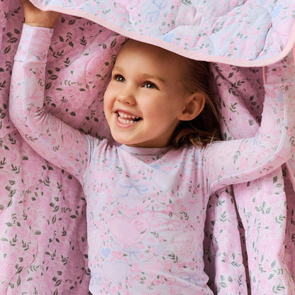 Josephine & Annabeth Reversible Quilted Patoo® Blanket