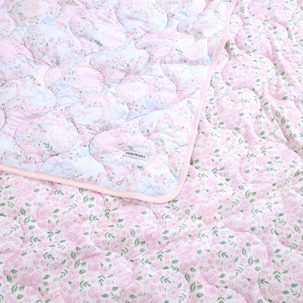 Josephine & Annabeth Reversible Quilted Patoo® Blanket