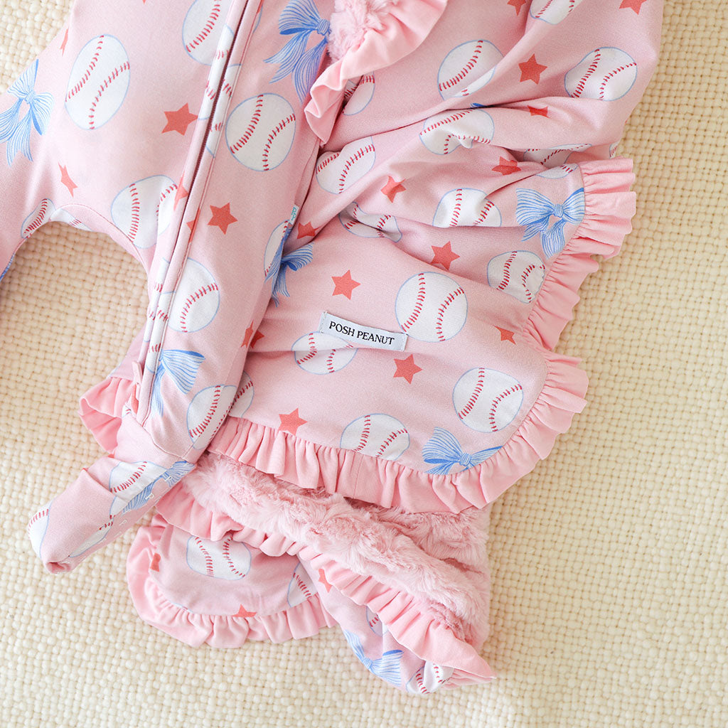 Gina Minky Ruffled Luxette Patoo® Blanket